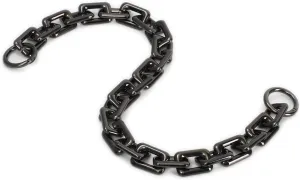 22.5 Inch Gorgeous Heavy Metal Bag Chain Purse Handle Shoulder Strap Replacement (Black-Grey, Large)