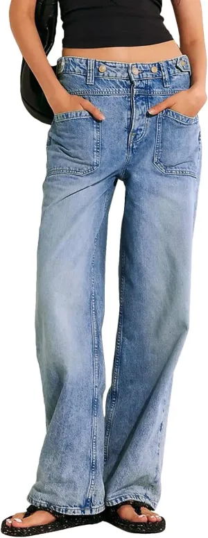 Allimy Womens Jeans High Waisted Straight Leg Baggy Boyfriend Jeans for Women Trendy 2025 Cargo Pants