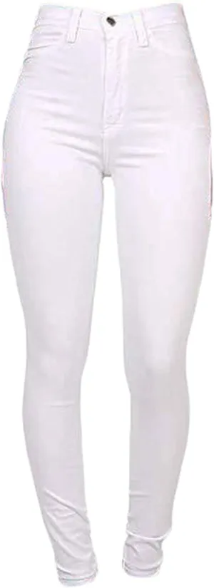 Andongnywell High Waisted Jeans for Women Fashion Denim Pants Loose Straight Skinny Jeans Straight Trousers