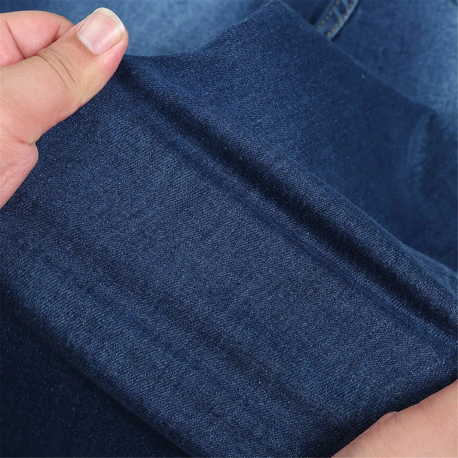 Andongnywell High Waisted Jeans for Women Fashion Denim Pants Loose Straight Skinny Jeans Straight Trousers