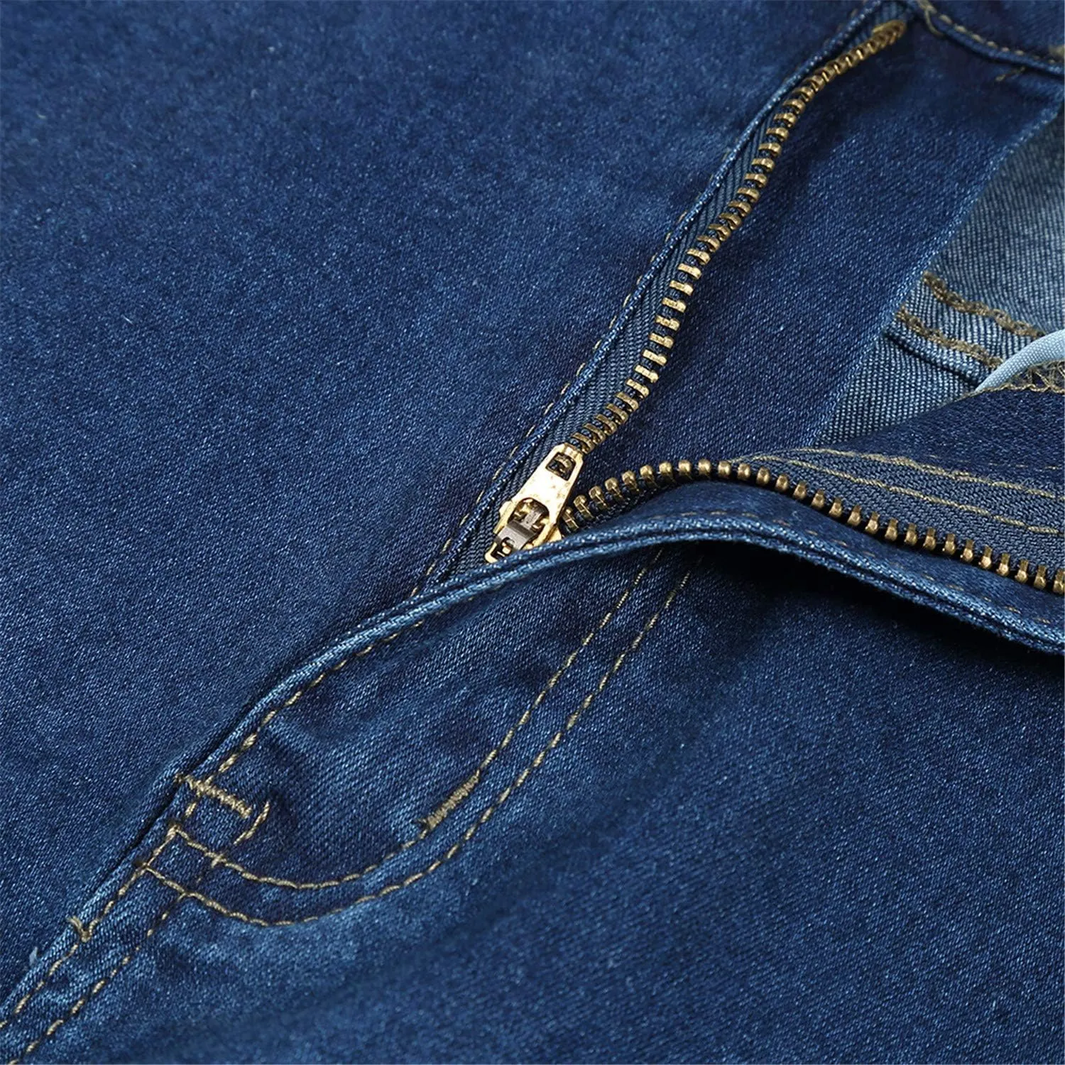 Andongnywell High Waisted Jeans for Women Fashion Denim Pants Loose Straight Skinny Jeans Straight Trousers