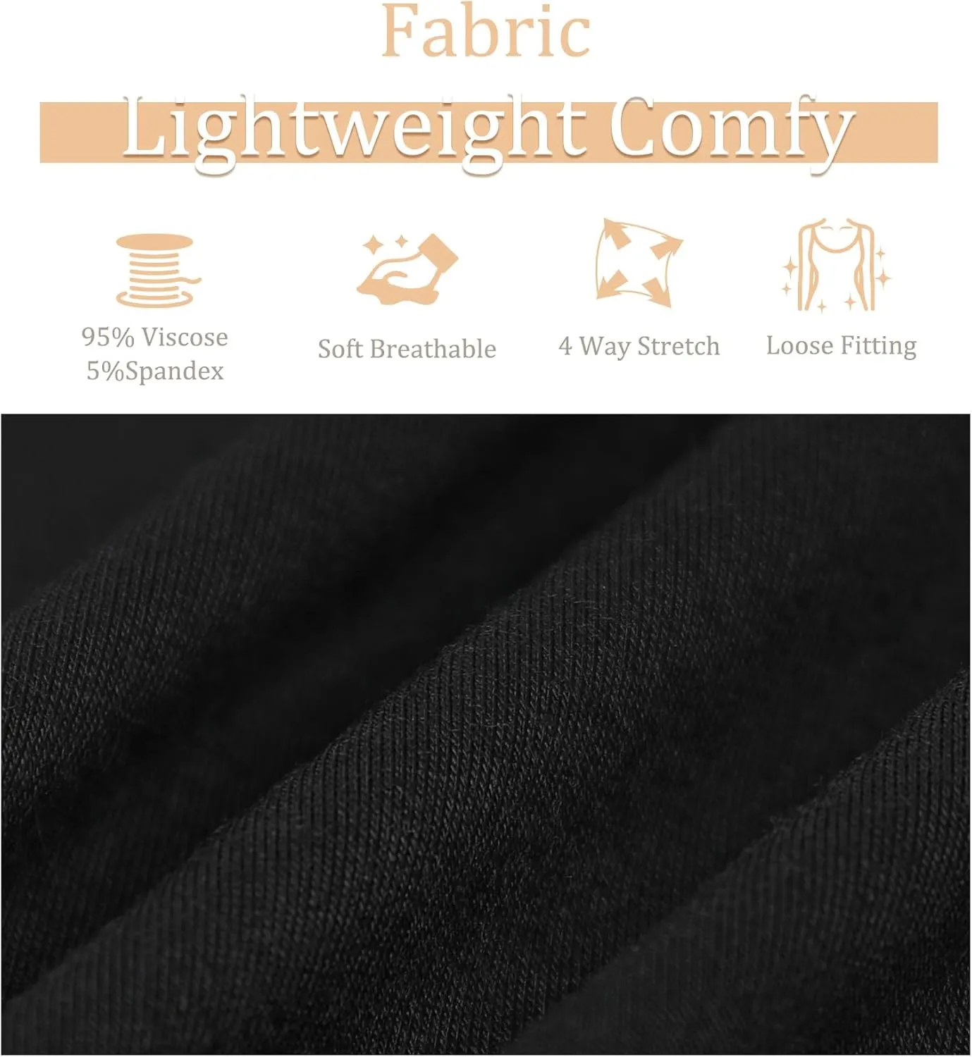 ANYFITTING Tank Top with Built in Bras Women Padded Flowy Loose Camisole Shirt Square Neck Sewn in Medium Support Wide Strap
