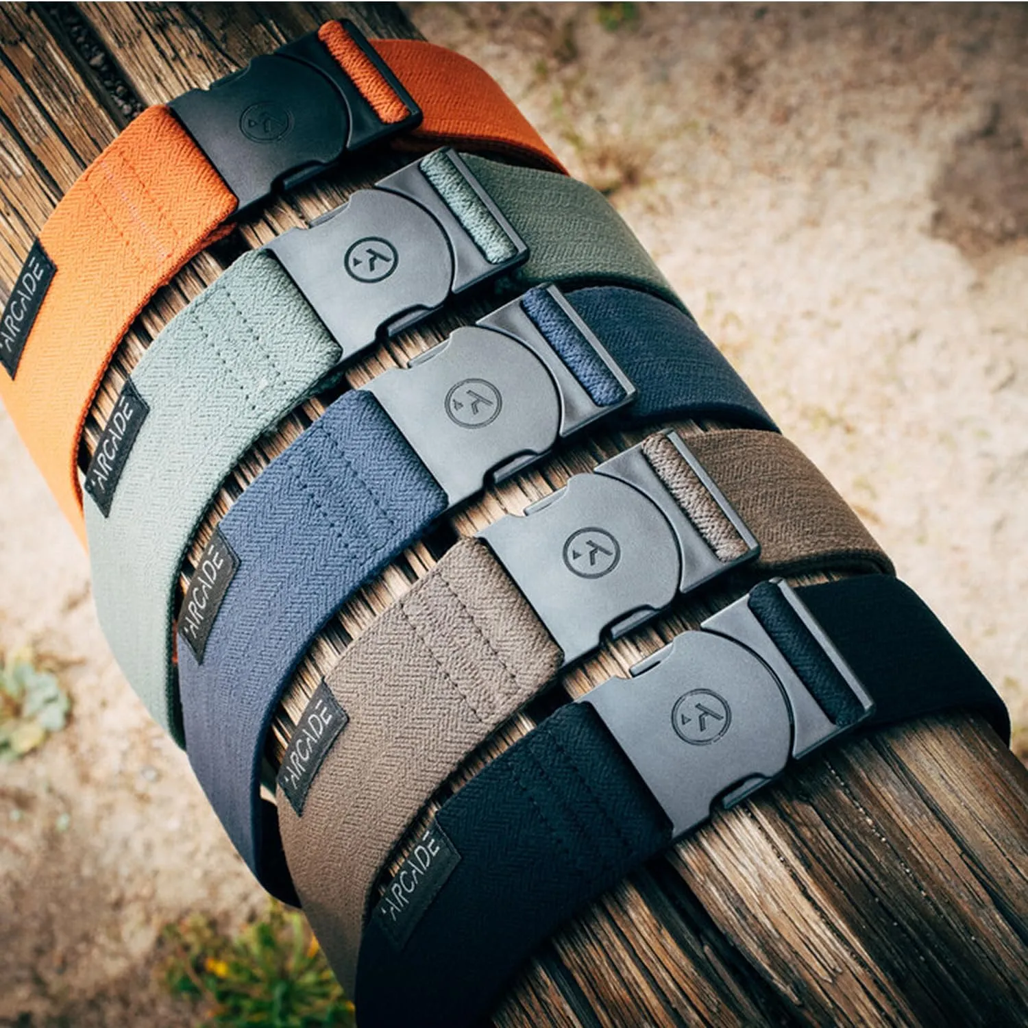 Arcade The Original Unisex Adventure Belt, Heavy Duty Elastic Webbing, Non-Metal Travel Friendly Buckle