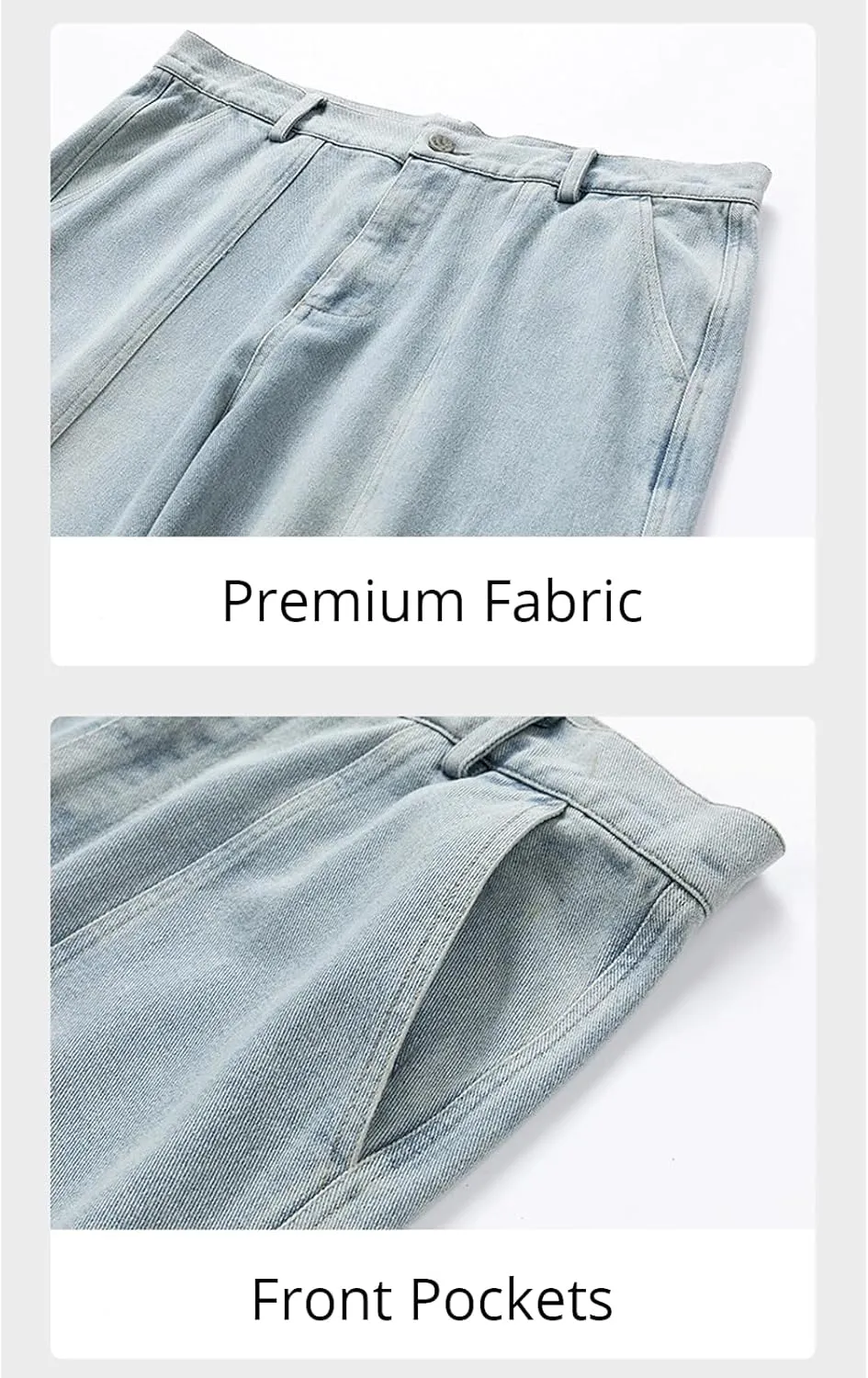 Baggy Jeans Men with Multi Pockets Loose Fit Y2K Cargo Pants Skateboard Hip Hop Jeans Streetwear