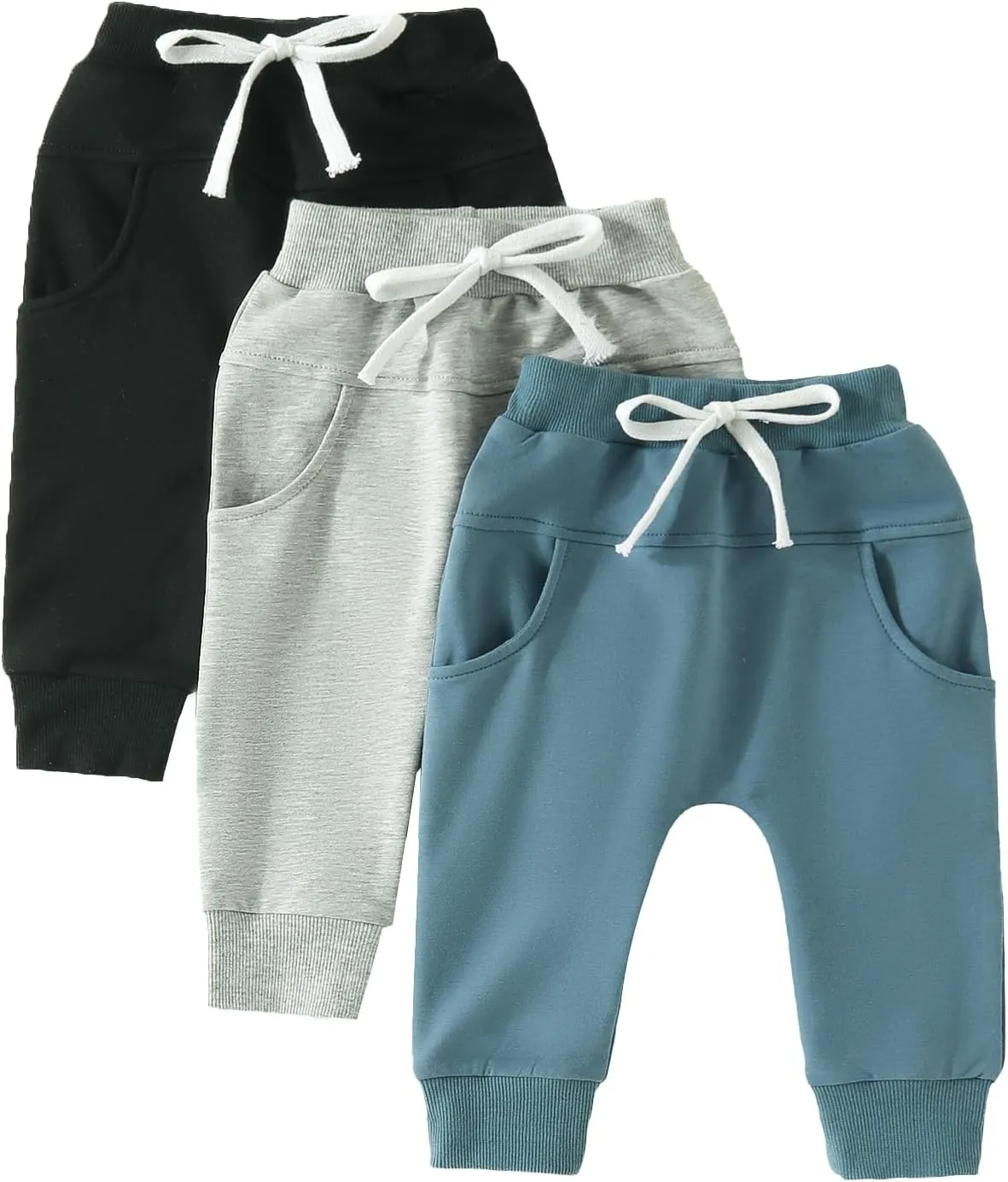 Bagilaanoe Toddler Baby Boy Shorts Summer Solid Plain Shorts Bloomers Casual Elastic Waist Jogger Shorts Bottoms