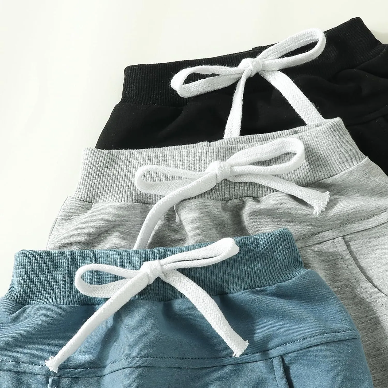 Bagilaanoe Toddler Baby Boy Shorts Summer Solid Plain Shorts Bloomers Casual Elastic Waist Jogger Shorts Bottoms