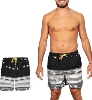 Banana Boat Mens Shorts UPF 50  UV Protection Four Way Stretch Volley Shorts |Swim Trunks |Quick Dry Shorts | Gym Shorts Men