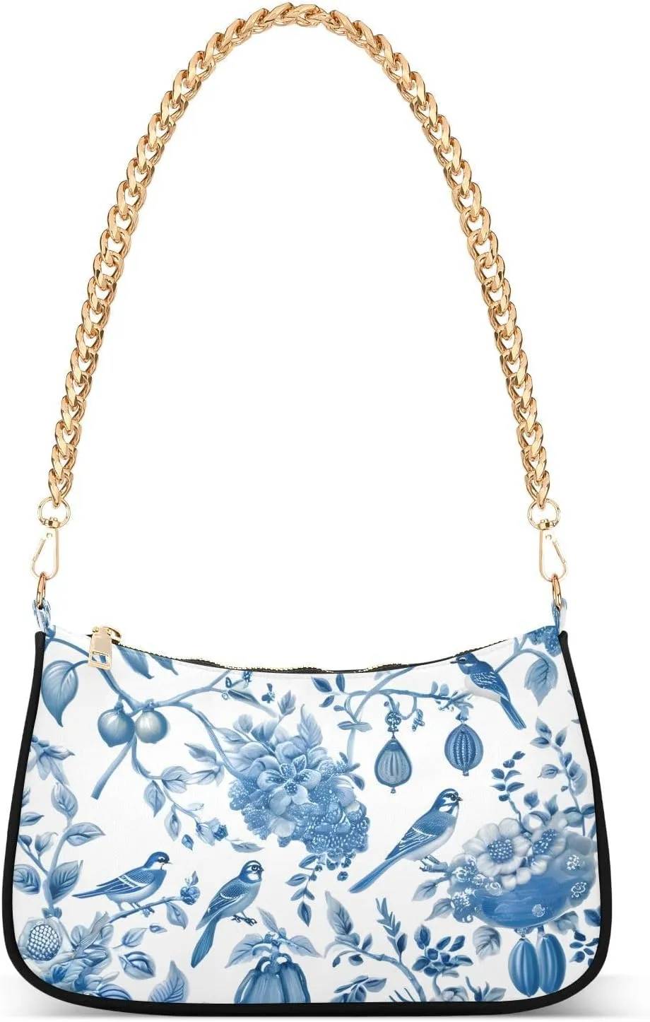 CEBUGI Crossbody Bags for Women Shoulder Purse Chinoiserie Style Handbags Stylish Clutch Purse with Chain Strap