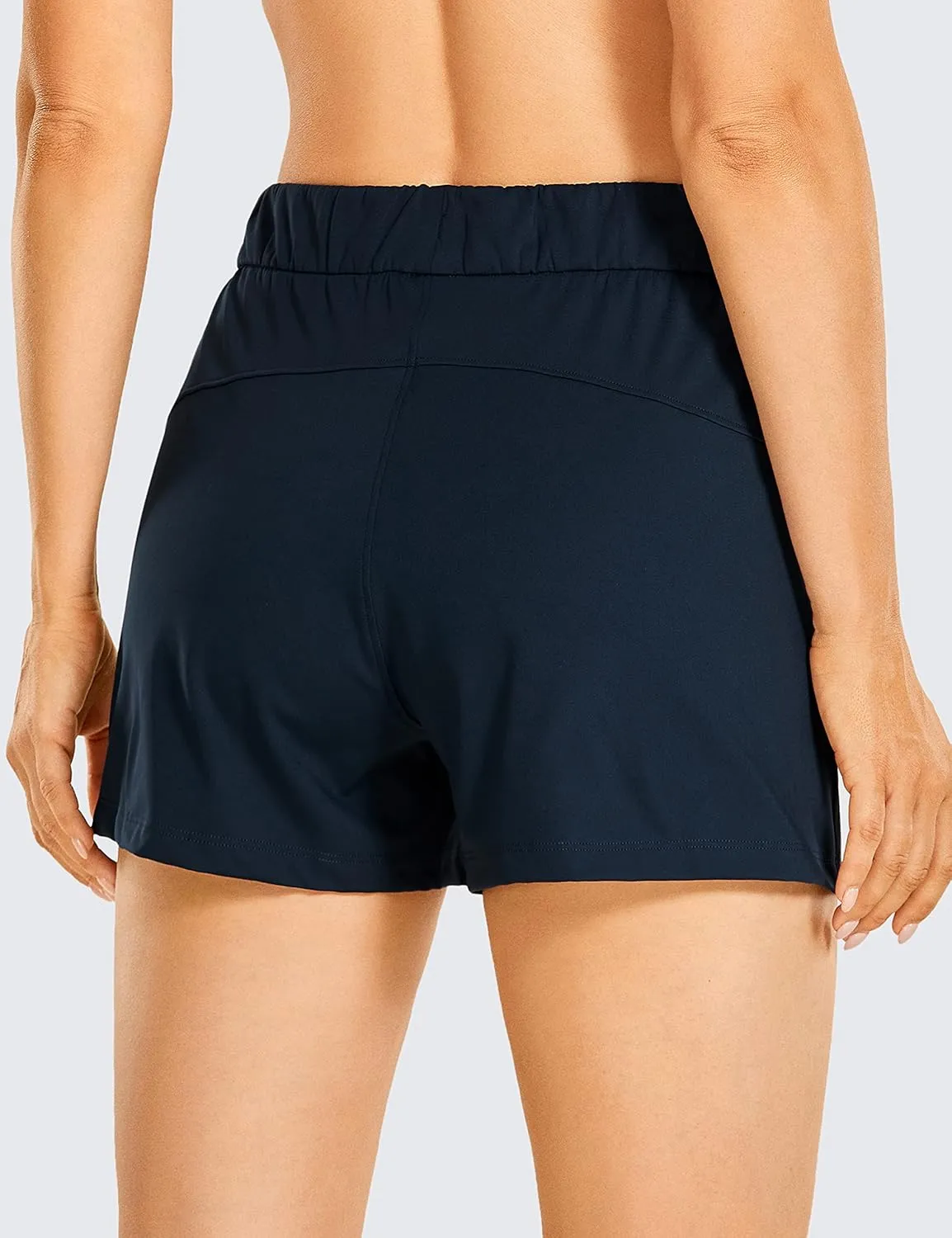 CRZ YOGA Stretch Womens Shorts 3.5'' - Athletic Workout Hiking Shorts for Summer Golf Running Shorts Pockets Dressy Casual