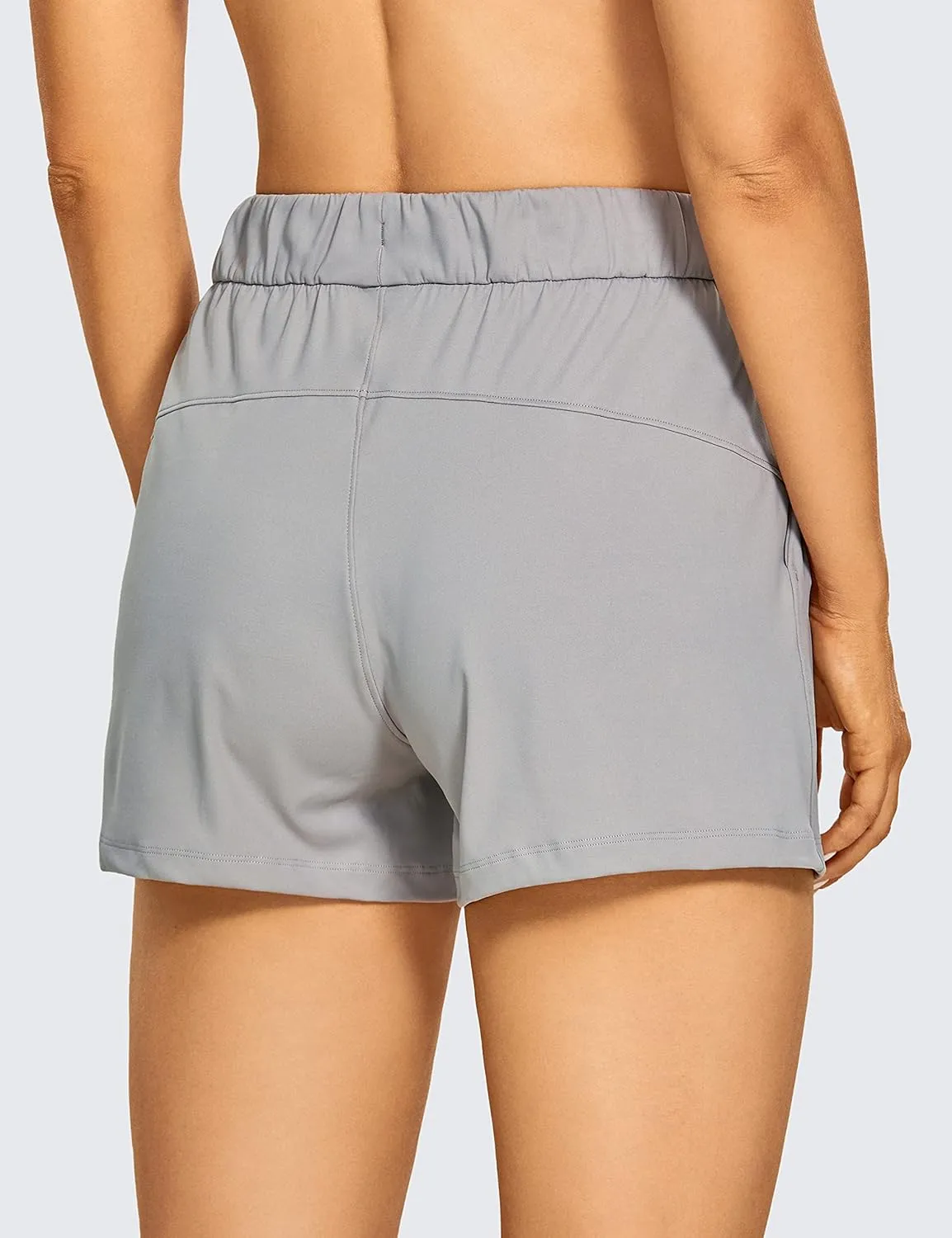 CRZ YOGA Stretch Womens Shorts 3.5'' - Athletic Workout Hiking Shorts for Summer Golf Running Shorts Pockets Dressy Casual
