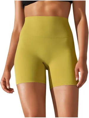 Dademeo High Waist Biker Shorts for Women Fitness Athletic Workout Running Yoga Compression Shorts Stretch Gym Running Shorts