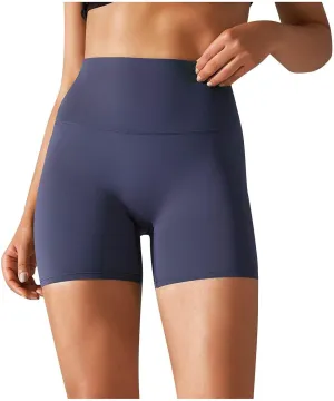 Dademeo High Waist Biker Shorts for Women Fitness Athletic Workout Running Yoga Compression Shorts Stretch Gym Running Shorts