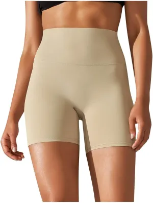 Dademeo High Waist Biker Shorts for Women Fitness Athletic Workout Running Yoga Compression Shorts Stretch Gym Running Shorts