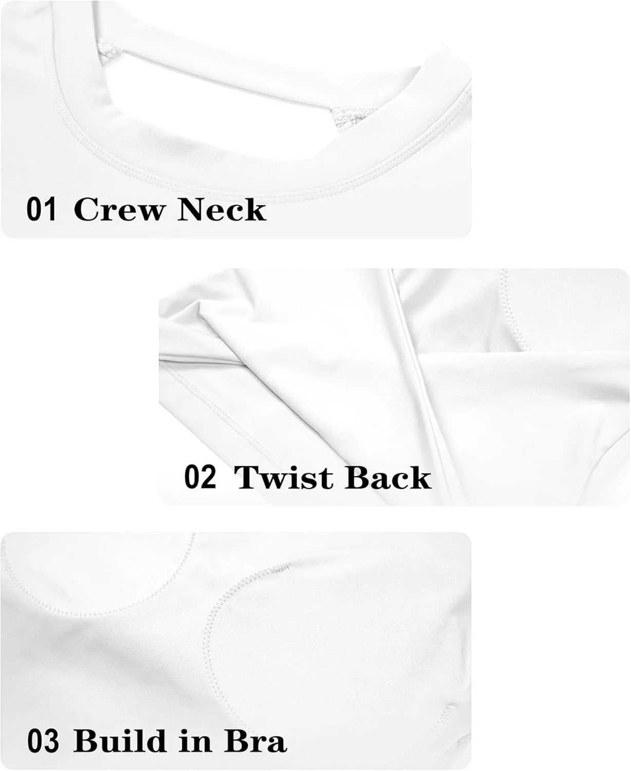 DaiLiWei Open Back Workout Tops for Women Longline Sports Bras Padded Crop Tank Yoga Top Low Back Shirts with Built in Bra