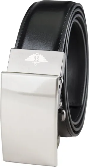 DOCKERS Men's Custom Fit Belts-with Track Pressure Locking Buckle Technology