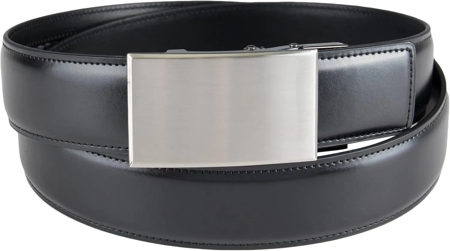 DOCKERS Men's Custom Fit Belts-with Track Pressure Locking Buckle Technology