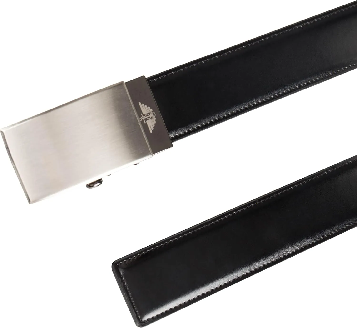 DOCKERS Men's Custom Fit Belts-with Track Pressure Locking Buckle Technology