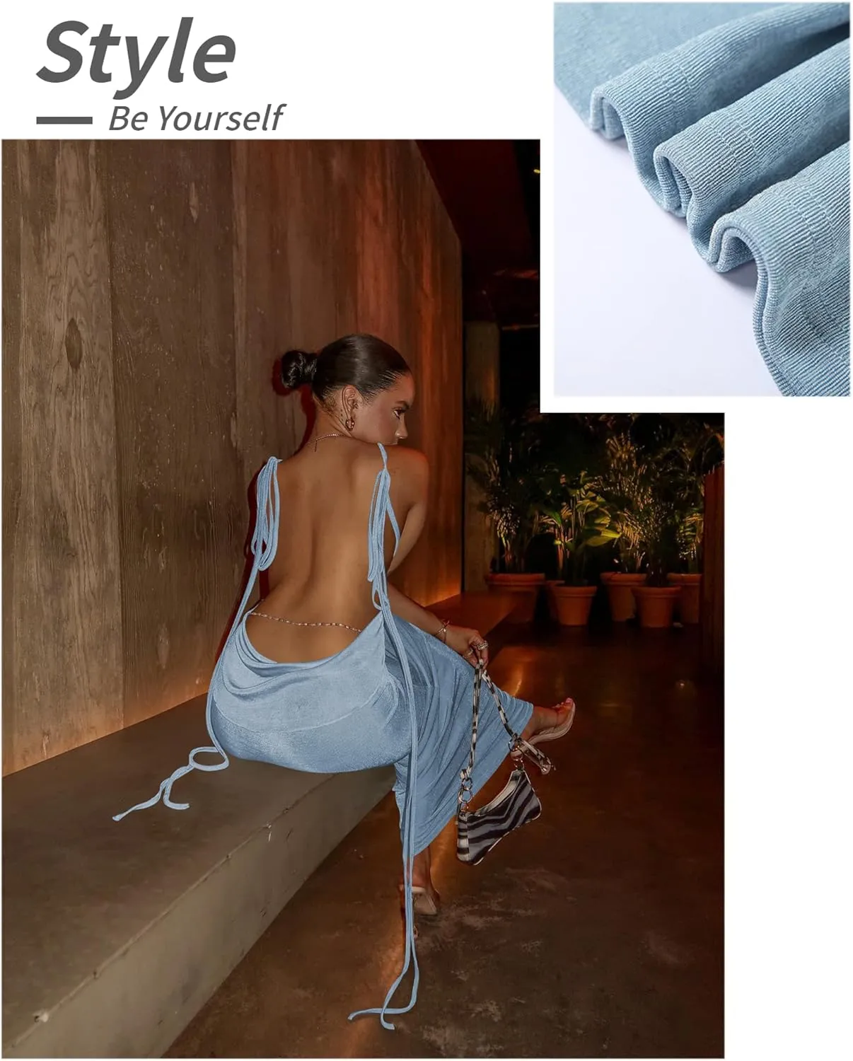 Doweha Women Backless Cowl Neck Cocktail Dress Halter Slip Long Semi Formal Party Wedding Guest 2025 Spring Summer Maxi Dress