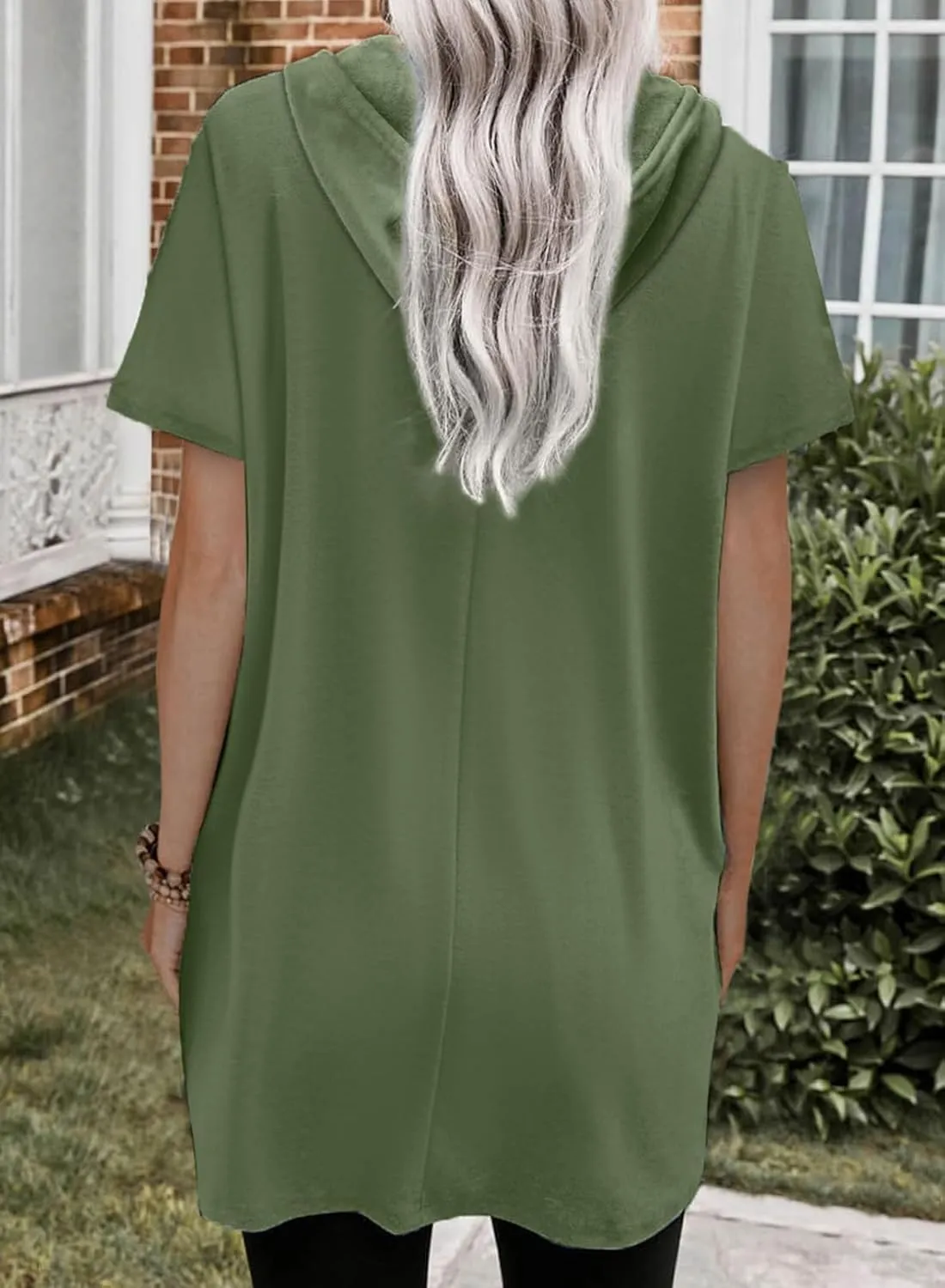 Dresses for Women Summer Short Sleeve Tops Dress T Shirts Hoodie Dress Plus Size Long Tshirt Dresses Sundress