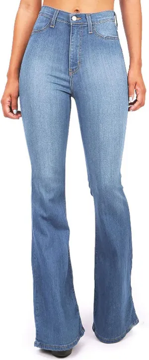 Flare Jeans for Women Women's Bootcut Bell Bottom Jeans High Waisted Stretch Slimming Bell Bottoms Jeans