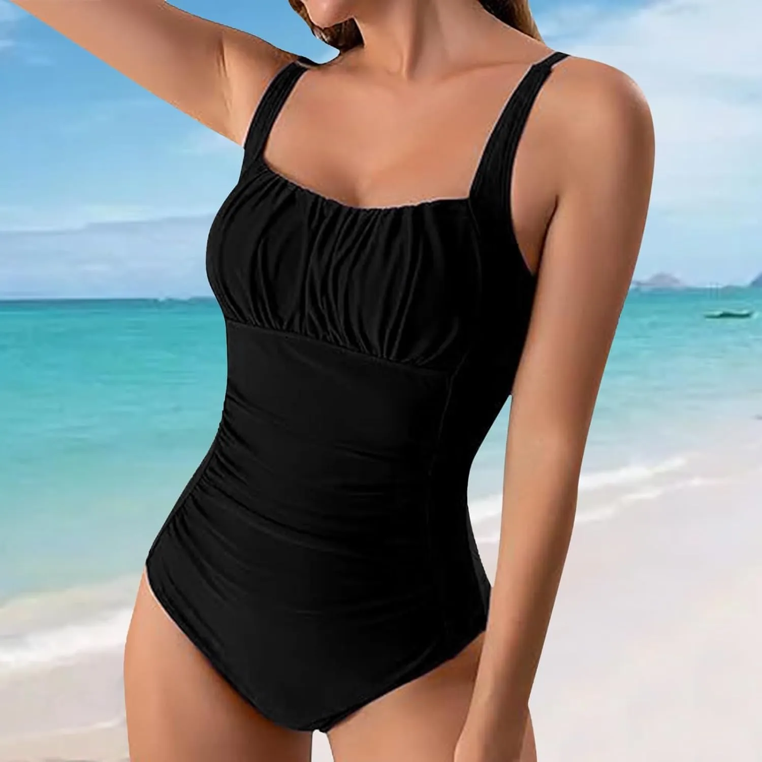 Full Coverage Swim Suit Women Brazilian Swimsuit Bandeau Beachwear Swimwear -Up Set Bikini Swimwears Tankinis Set