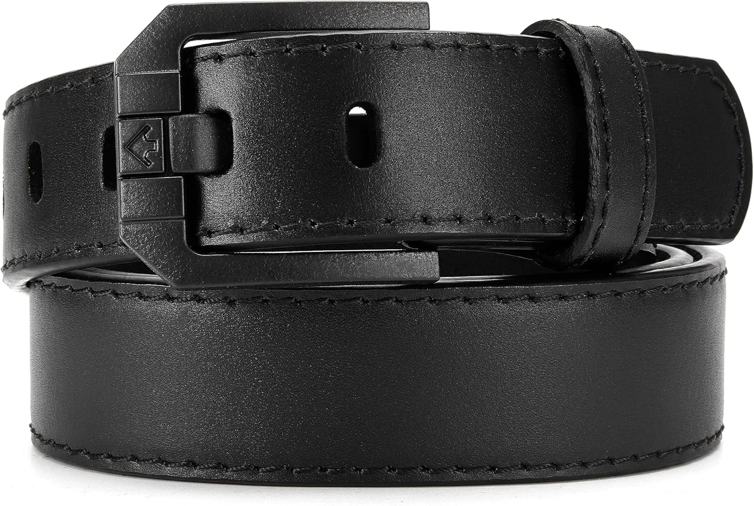 Genuine Leather Gun Belt for Men Concealed Carry - 1.5" Width with 1mm Core Heavy Duty Work Belt for CCW Carry