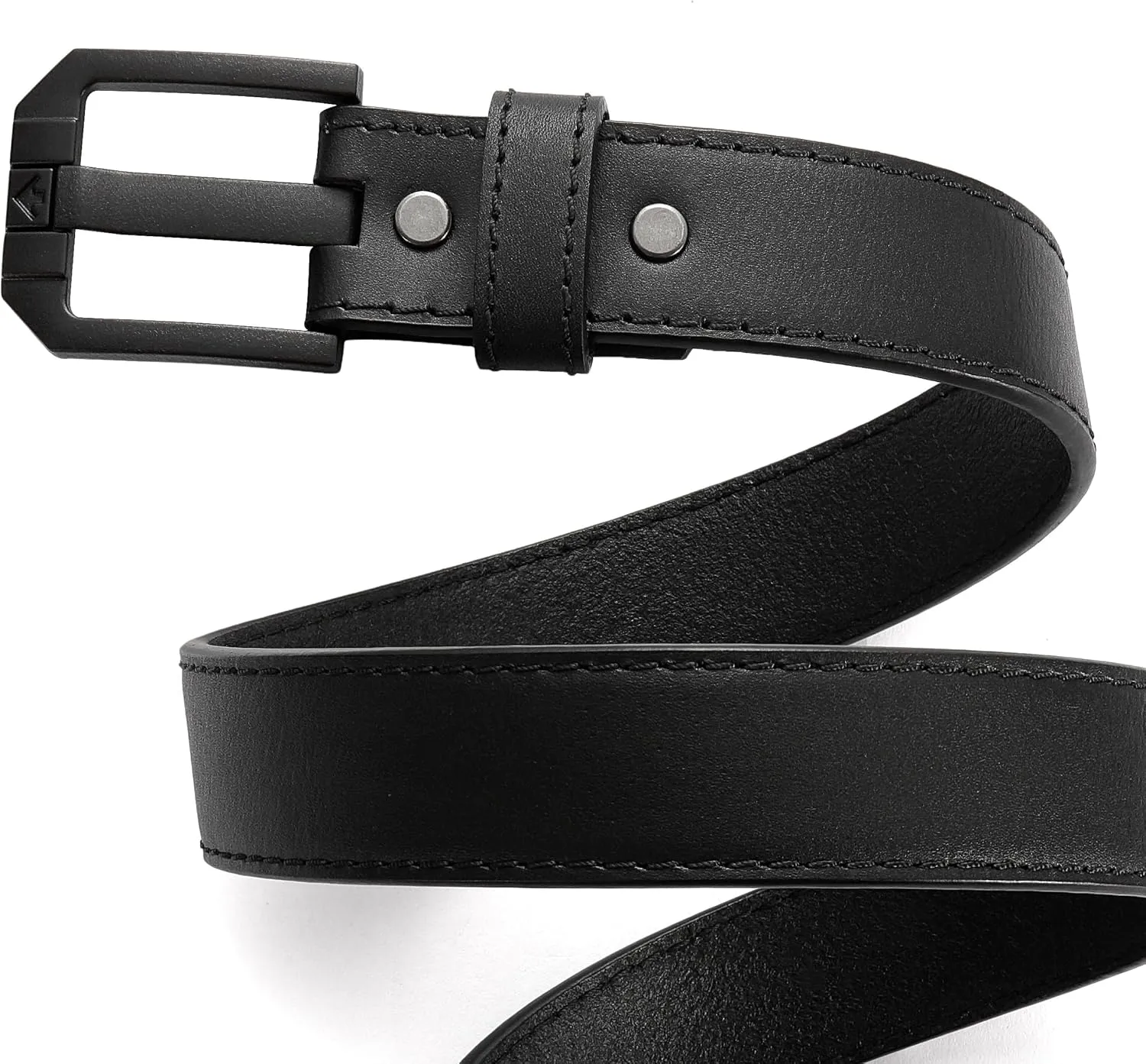 Genuine Leather Gun Belt for Men Concealed Carry - 1.5" Width with 1mm Core Heavy Duty Work Belt for CCW Carry
