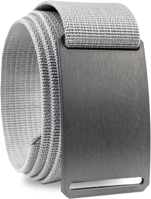 GRIP6 Gunmetal Belt: Durable Belts for Men & Women, Versatile Nylon Tactical Belt for Work, Golf, Casual & Outdoor Use