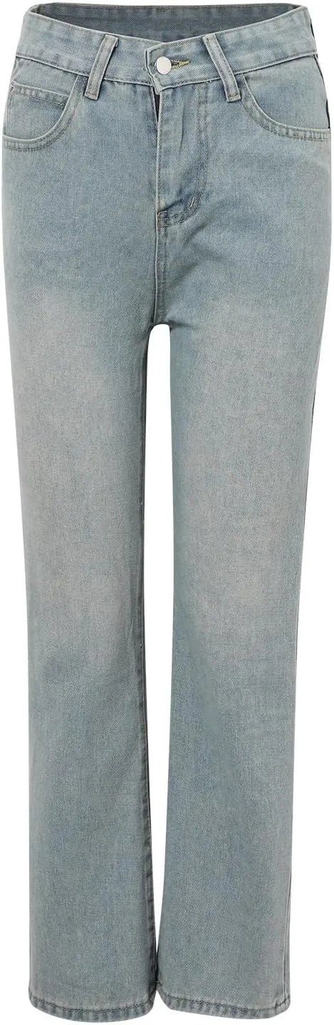 High Waisted Bell Bottom Jeans for Women Flare Jeans for Women Distressd Stretch Wide Leg Jeans