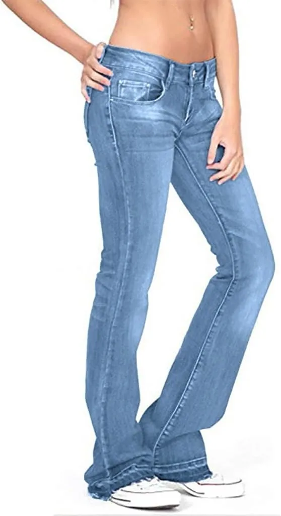 Jeans for Women High Waist Jeans Mid Womens Poket Lace Denim Casual Women's Jeans Stretch Jeans for Women Jeans for