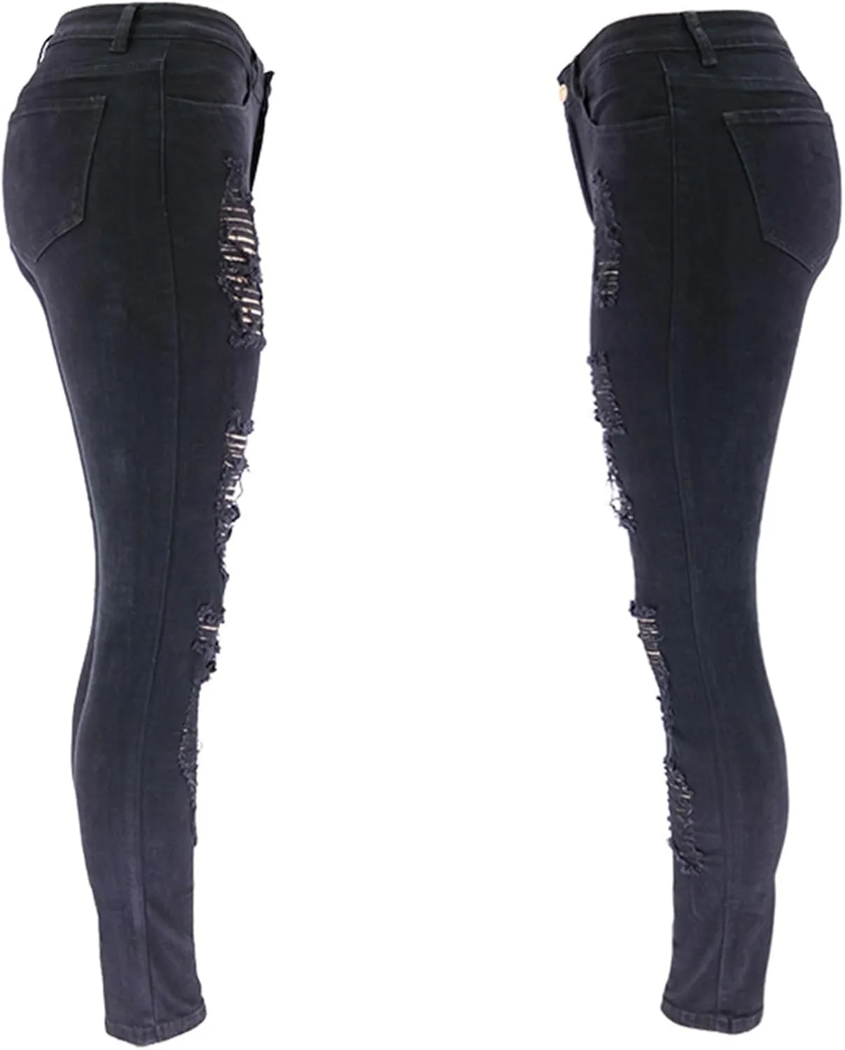 Jeans for Women Ripped Distressed High Waisted Mom Butt Lifting Bootcut Pants Skinny Casual 2024 Legging Petite Jeans