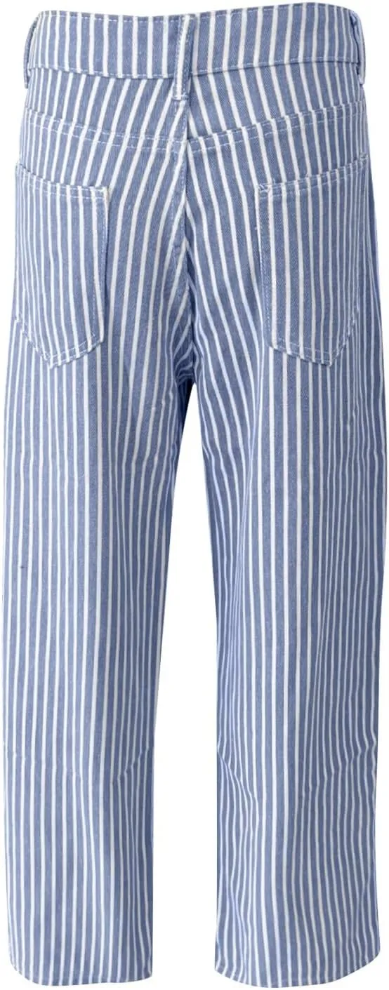 Jeans Women Cargo, Flare Jeans Petite Baggy High Waisted 2025 Trendy Wide Leg Summer Trousers Stretchy