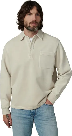 Joe's Jeans Men's Polo Long Sleeve Sweatshirt