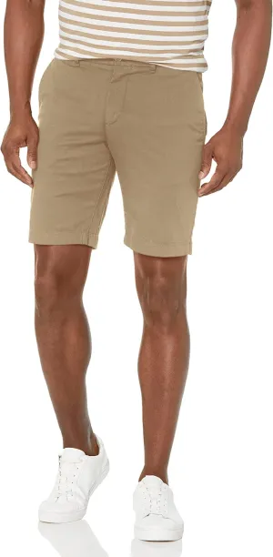 Lacoste Men's Slim Fit Solid Stretch Cotton Bermuda Shorts