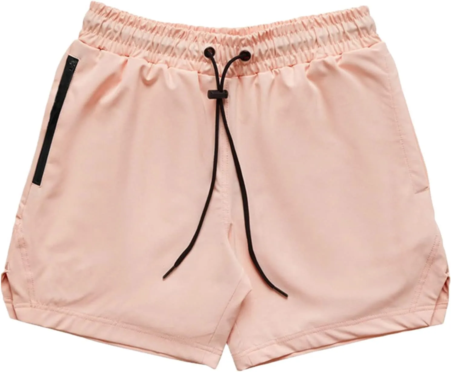 Lastesso Mens Shorts Athletic Lightweight Shorts Drawstring Zipper Pockets Workout Running Shorts Casual Quick Dry Clothes