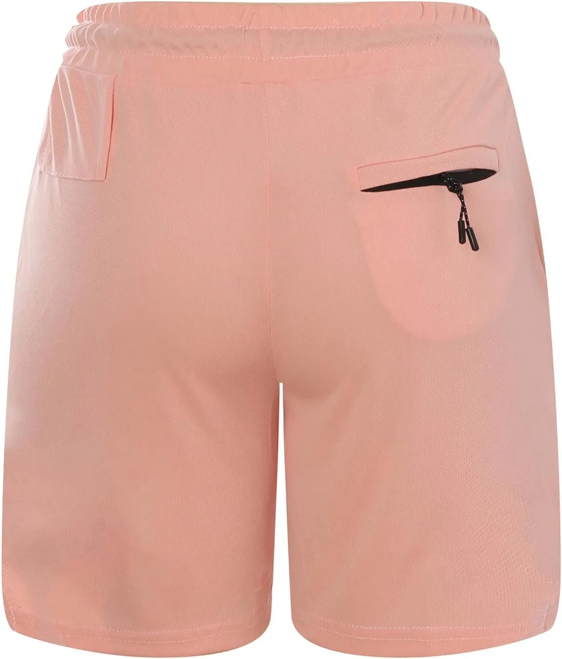 Lastesso Mens Shorts Athletic Lightweight Shorts Drawstring Zipper Pockets Workout Running Shorts Casual Quick Dry Clothes