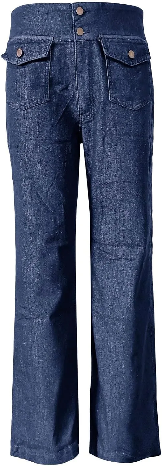 LCMTWX Jeans for Women Trendy Pants Bib Fashion Pants Women's Bib Denim Women's Jeans Stretch Jeans for Women Women's High