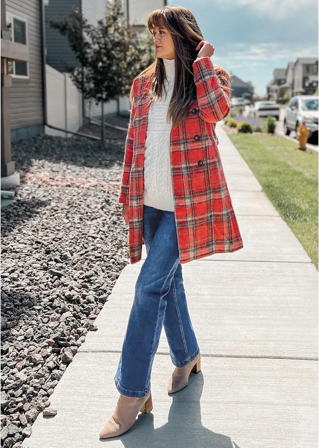 luvamia Wide Leg Jeans for Women Distressed Baggy High Waisted 90s Jeans Stretchy Denim Pants Trendy