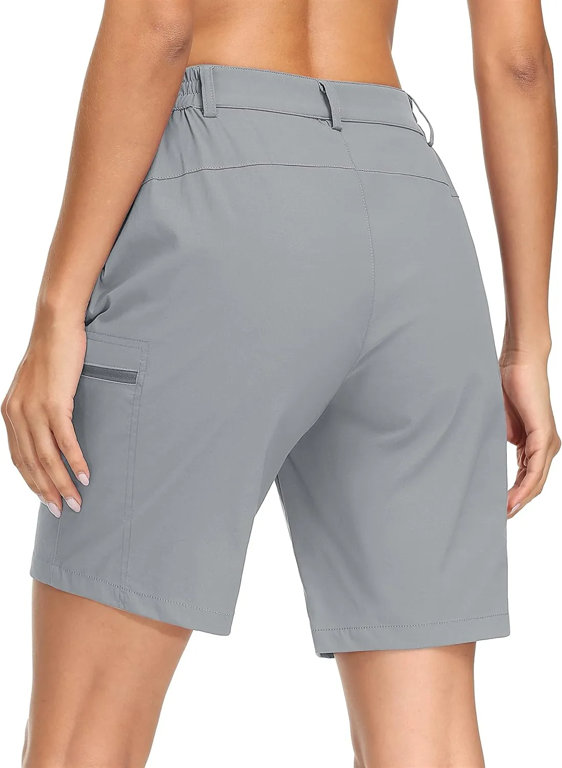 MAGCOMSEN Women's Hiking Shorts Quick Dry Lightweight Golf Shorts with 4 Pockets Summer Casual Athletic Running Shorts