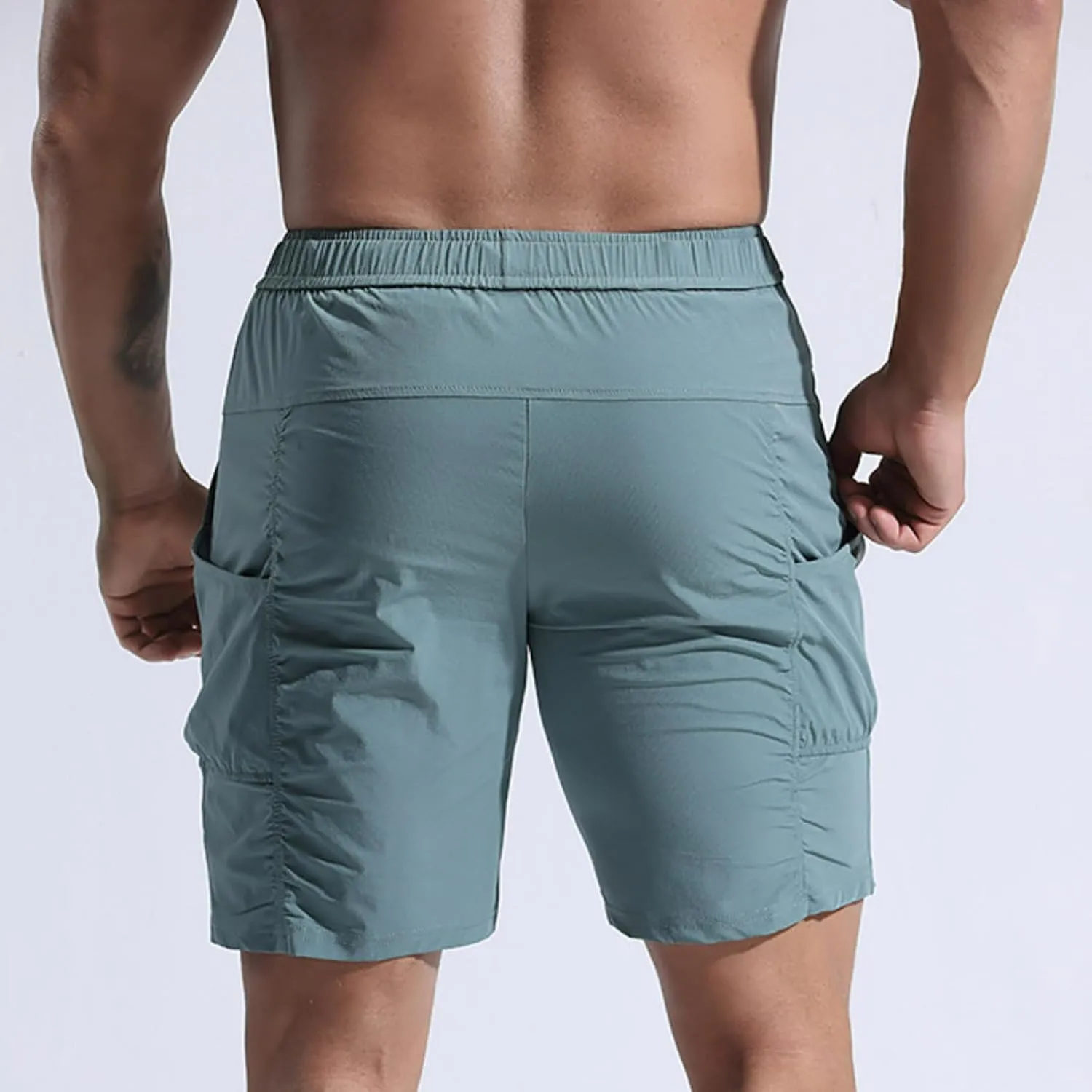 Men's Athletic Shorts Quick Dry Workout Gym Shorts Mens Running Shorts Summer Boys Casual Beach Shorts Breathable Fit