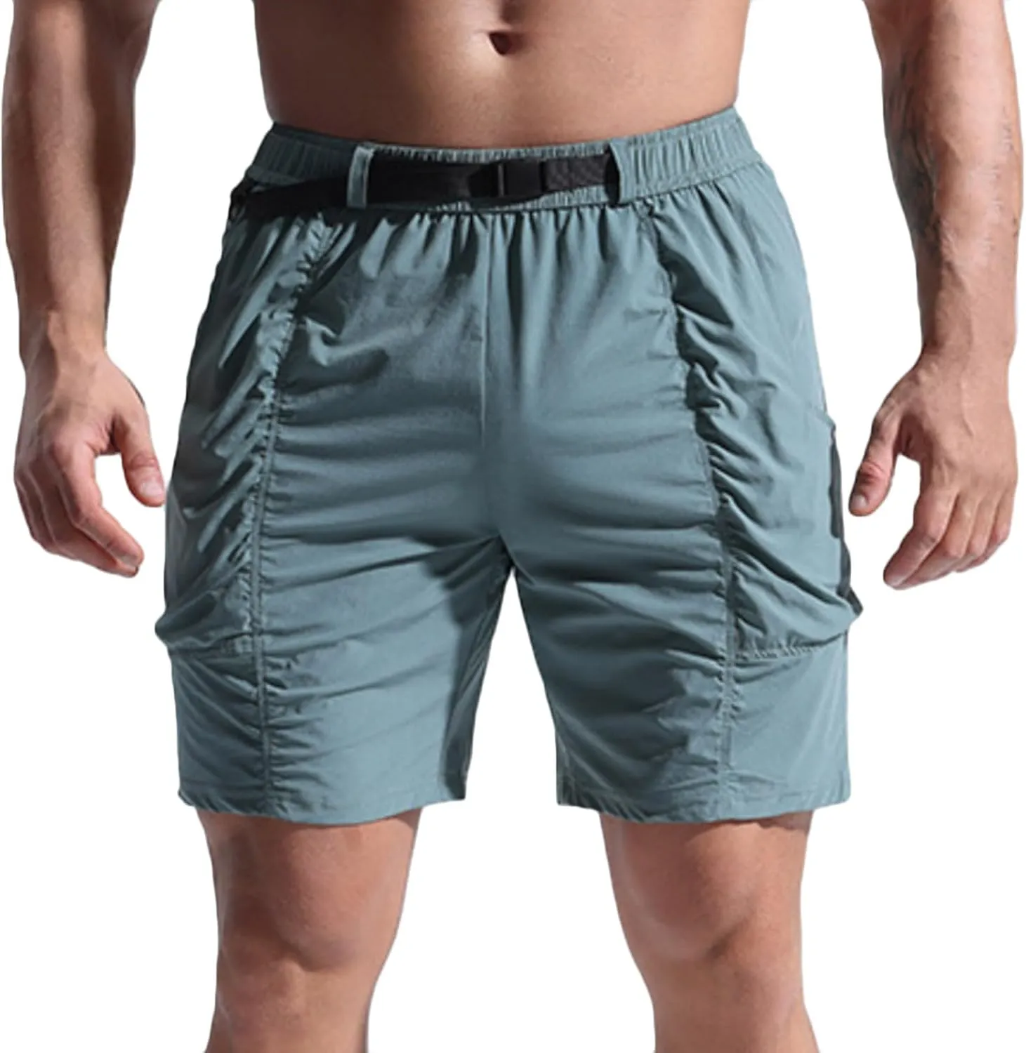 Men's Athletic Shorts Quick Dry Workout Gym Shorts Mens Running Shorts Summer Boys Casual Beach Shorts Breathable Fit