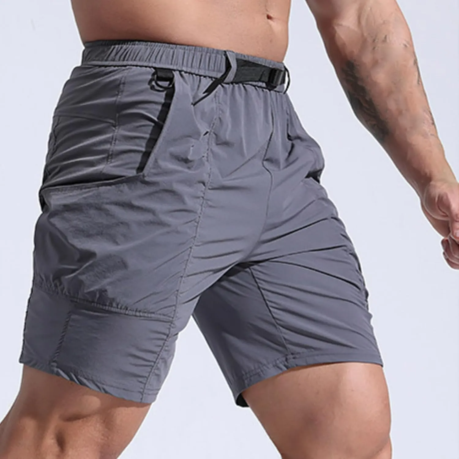 Men's Athletic Shorts Quick Dry Workout Gym Shorts Mens Running Shorts Summer Boys Casual Beach Shorts Breathable Fit
