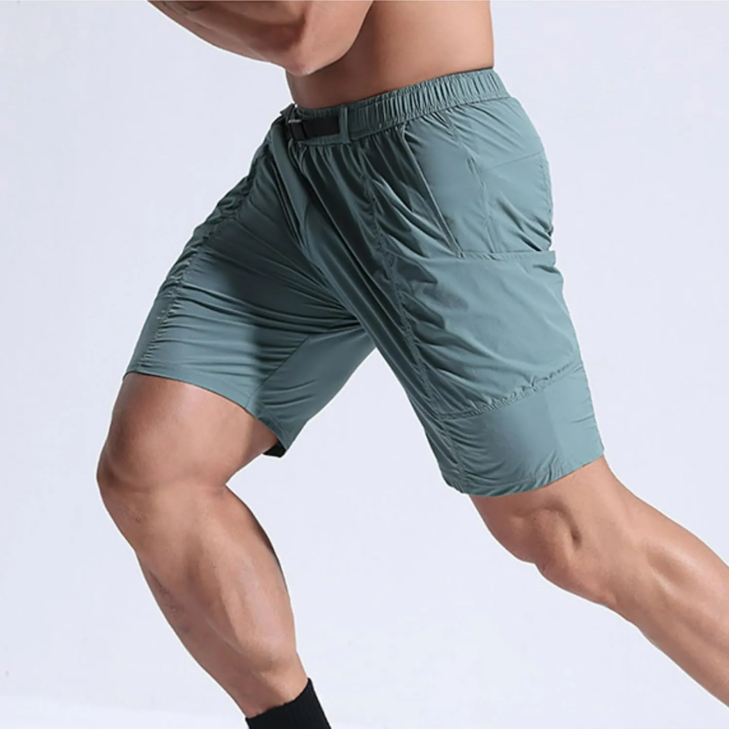 Men's Athletic Shorts Quick Dry Workout Gym Shorts Mens Running Shorts Summer Boys Casual Beach Shorts Breathable Fit
