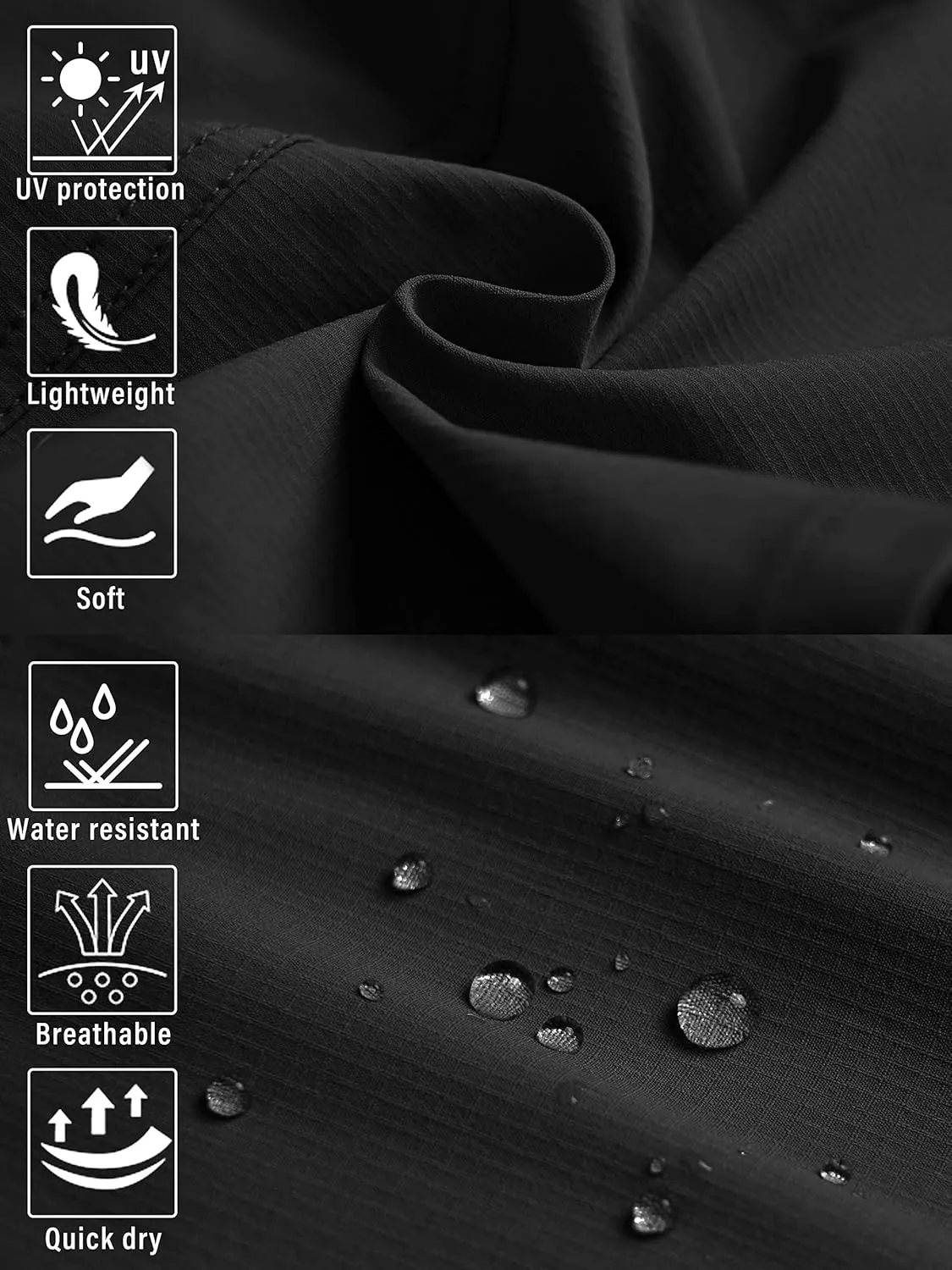 Mens Cargo Hiking Shorts Athletic Lightweight Shorts Running Quick Dry Casual Golf Fishing Shorts Outdoor Workout