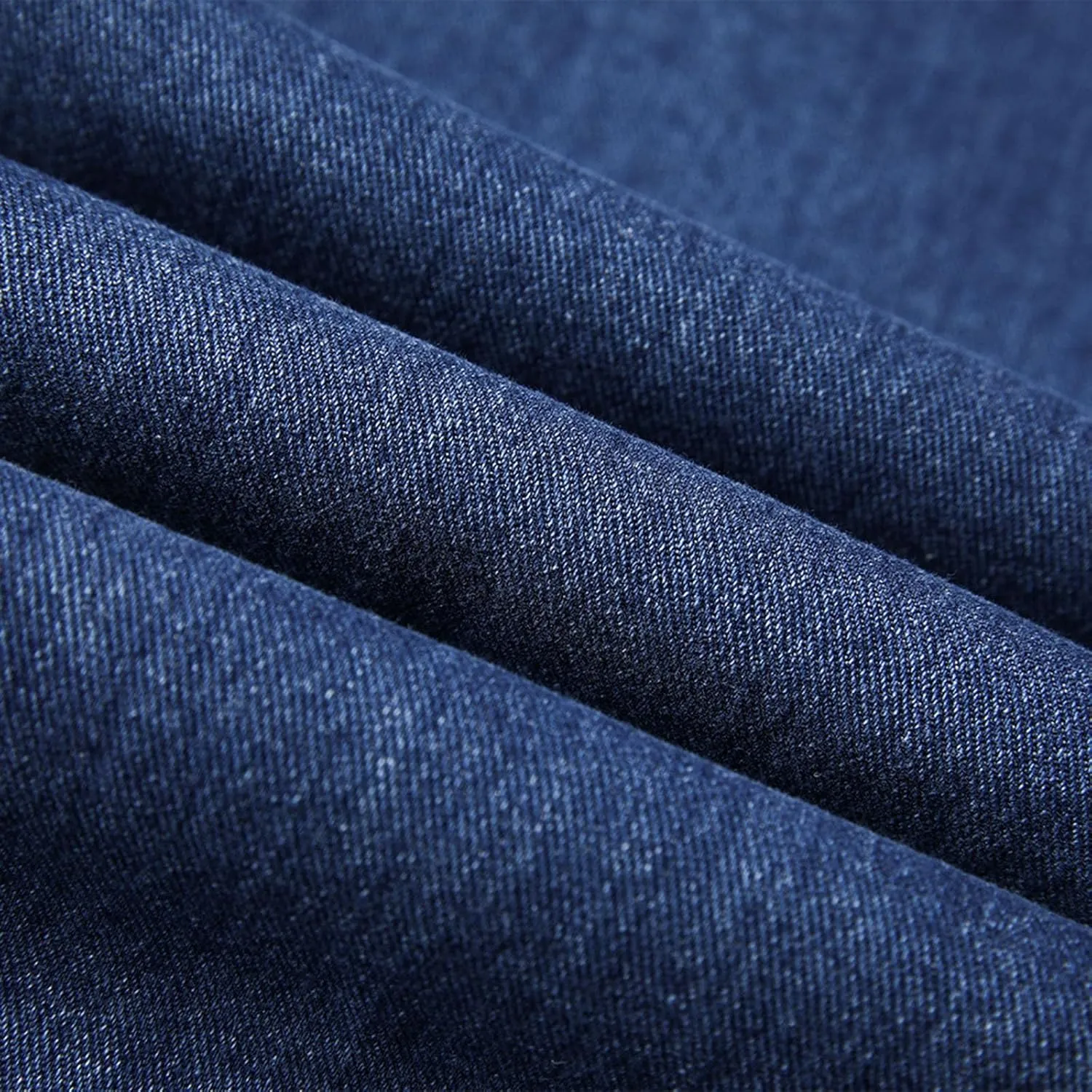 Men's High Waist Loose Jeans Stretch Baggy Straight Leg Denim Utility Work Pants Relaxed Fit Slacks Wide Leg Trousers