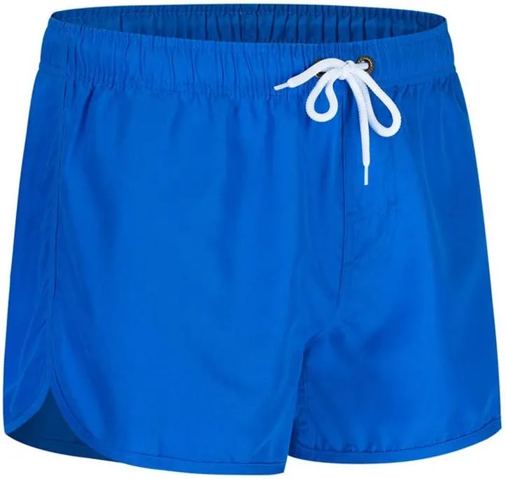Men's Running Athletic Shorts Workout Gym Quick Dry Lightweight Shorts Casual Drawstring Elastic Summer Beach Shorts