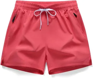 Mens Shorts Casual Plus Size Shorts Men Lightweight Quick Dry Athletic Workout Gym Shorts for Running Beach