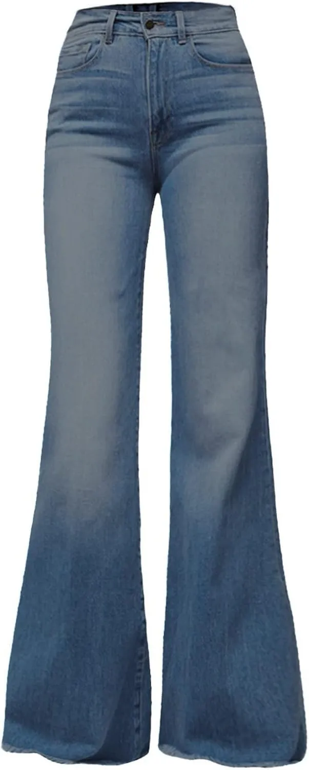 Mom Jeans, Women's Slim Fit Boyfriend Denim Jeans Relaxed Fit All Cotton Straight Leg Jean