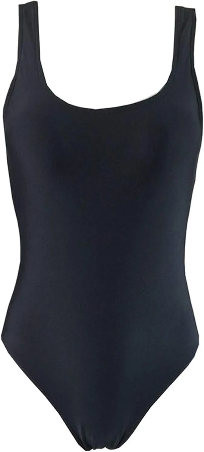 One Piece Swimsuits Women Summer Sexy Full Coverage Tummy Control Athletic Bathing Suit High Cut Bikini Bottom Swimwear