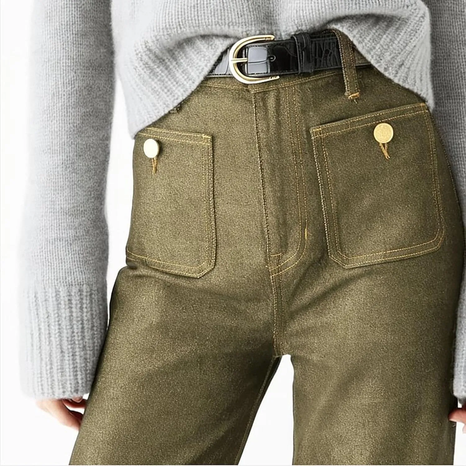 Oprah's Favorite Jeans Pants 2025, Tummy Control Wide Leg Trousers, Chiccurva Jeans, High Waisted Cropped Denim Pants